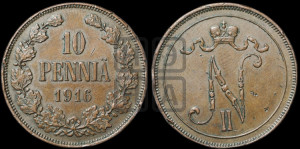 10 пенни 1916 года