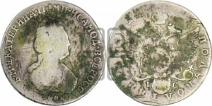 Полуполтинник  1796 года СПБ/IС (новый тип)