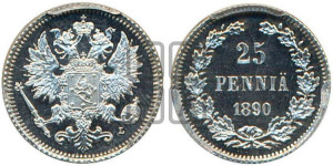 25 пенни 1890 года L