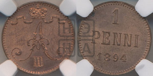 1 пенни 1894 года