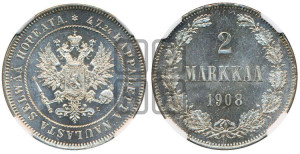 2 марки 1908 года L