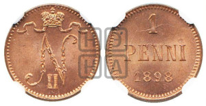 1 пенни 1898 года