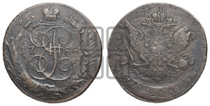 5 копеек 1788 года ММ (ММ, Красный  монетный двор)
