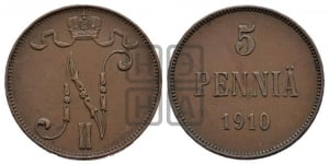 5 пенни 1910 года