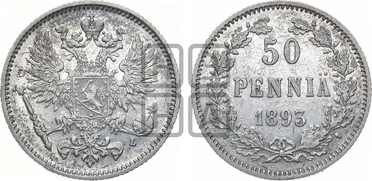 50 пенни 1893 года