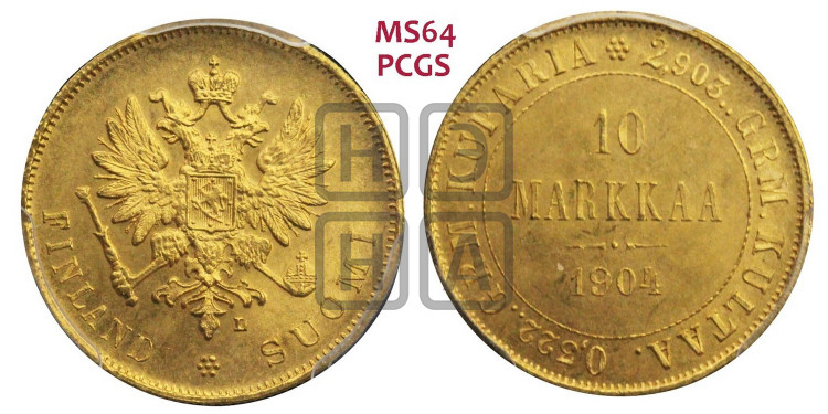 10 марок 1904 года