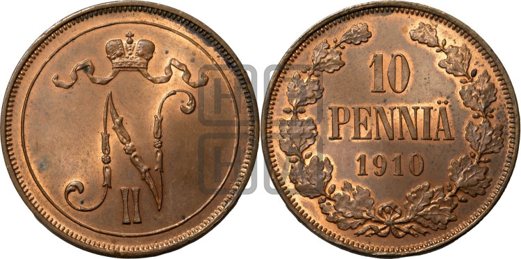 10 пенни 1910 года