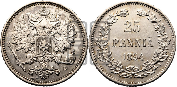 25 пенни 1894 года