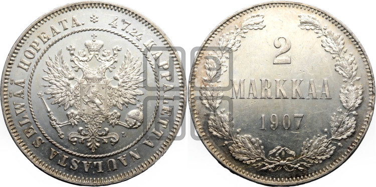 2 марки 1907 года