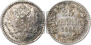 25 пенни 1866 года S
