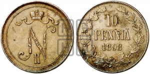 10 пенни 1898 года