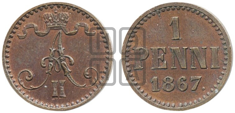 Пенни 1867 года