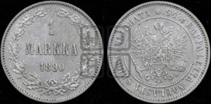 1 марка 1890 года L