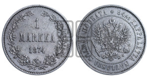 1 марка 1874 года S