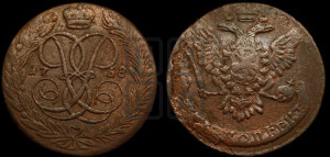 5 копеек 1758 года (без букв)