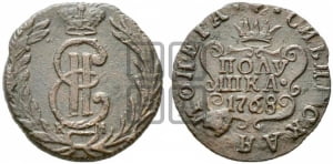 Полушка 1768 года КМ (для Сибири)
