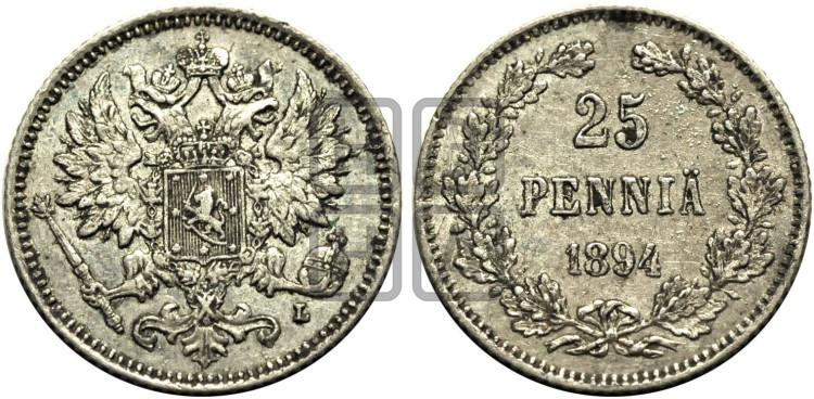 25 пенни 1894 года