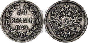 50 пенни 1891 года L