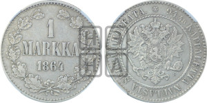 1 марка 1864 года S