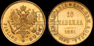 10 марок 1881 года S