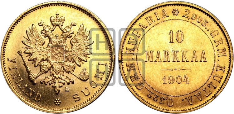 10 марок 1904 года