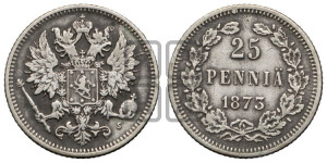 25 пенни 1873 года S