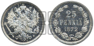 25 пенни 1872 года S