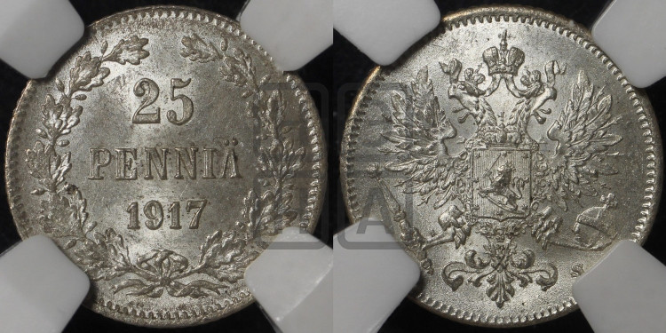 25 пенни 1917 года