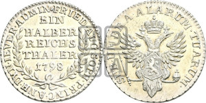 Ein halber reichsthaler 1798 года