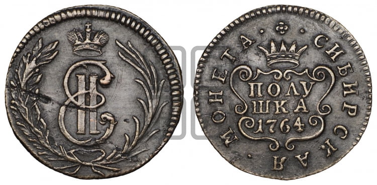 Полушка 1764 года (для Сибири)