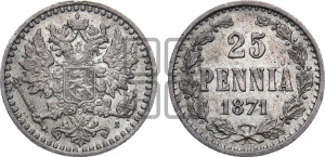 25 пенни 1871 года S