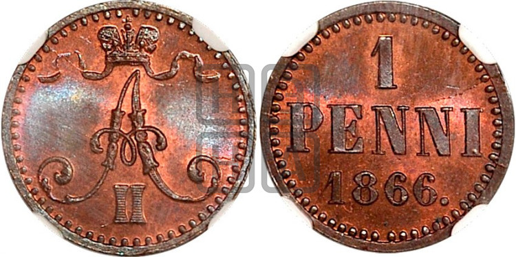 Пенни 1866 года