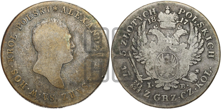 5 злотых 1817 года