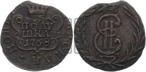 Полушка 1768 года КМ (для Сибири)