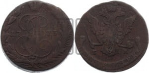 5 копеек 1773 года ЕМ (ЕМ, Екатеринбургский монетный двор)