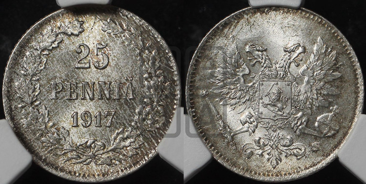 25 пенни 1917 года