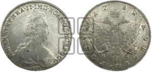 1 рубль 1782 года СПБ/ИЗ (новый тип)