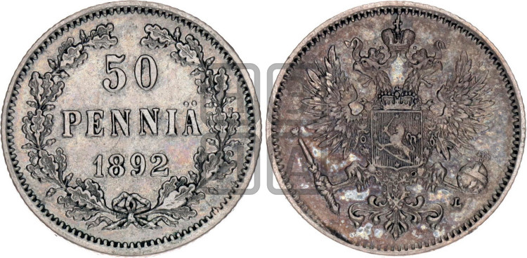 50 пенни 1892 года