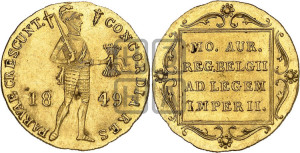 Дукат 1849 года меч