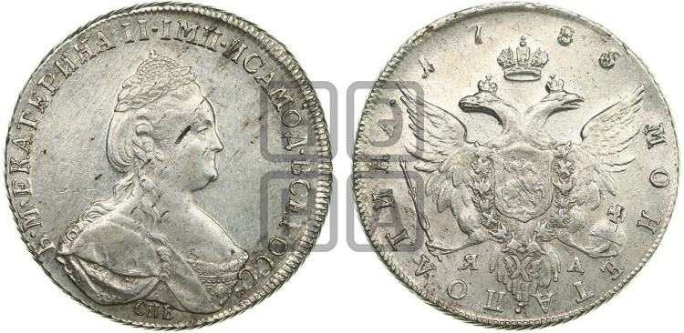 Полтина 1785 года (новый тип)