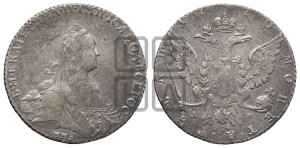 1 рубль 1770 года ММД/ДМ ( MMД, без шарфа на шее)