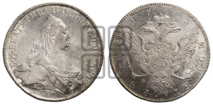 1 рубль 1773 года СПБ/ѲЛ ( СПБ, без шарфа на шее)