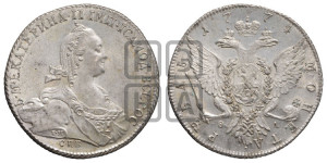1 рубль 1774 года СПБ/ѲЛ ( СПБ, без шарфа на шее)