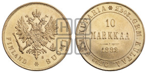 10 марок 1882 года S