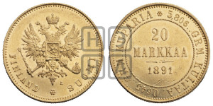 20 марок 1891 года L