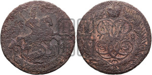 2 копейки 1758 года (гурт сетчатый)
