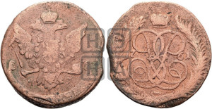 5 копеек 1761 года ММ (ММ)