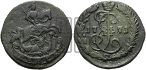 Денга 1771 года ЕМ (ЕМ, Екатеринбургский монетный двор)