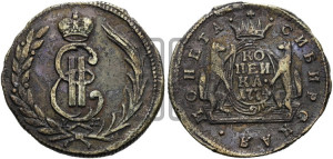 1 копейка 1774 года КМ (для Сибири)