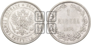 1 марка 1874 года S